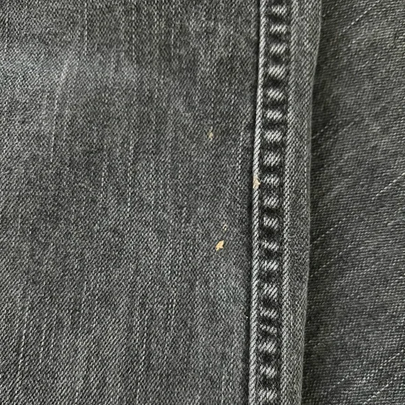 ❌SOLD❌ LEVI STRAUSS & CO 514 dark grey regular fit men’s jeans W 36 L 32 - Picture 5 of 9